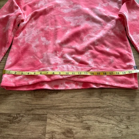 T By Talbots Tulip Hem Pullover Sweatshirt Size Large Women Athleisure Tie Dye - Picture 8 of 8
